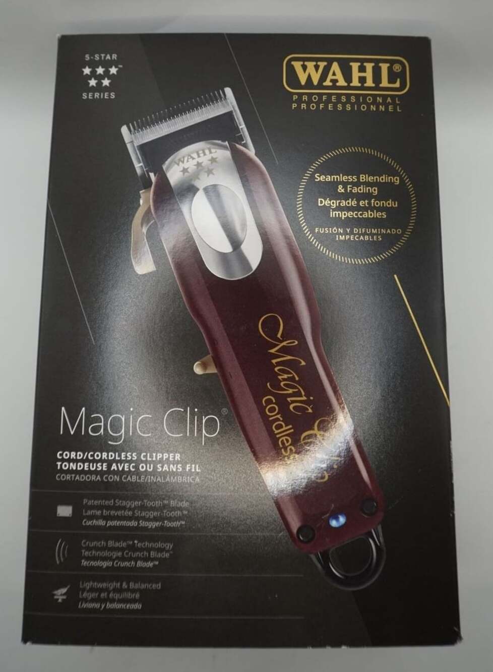 Wahl 5-Star Series Cordless Magic Clip Professional Hair Clipper (Model 8148)